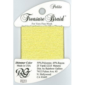 Thread PB201- Yellow Shimmer Colors Rainbow Gallery