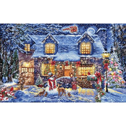 LetiStitch Counted Cross Stitch Kit L8030 – Cottage Glow