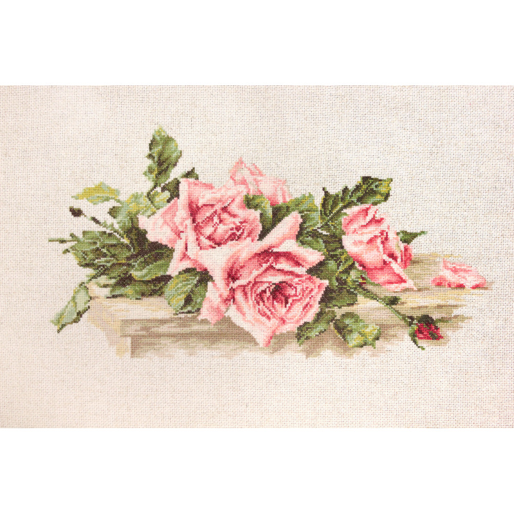 Cross Stitch Kit “Pink Roses” Luca-S BL22400