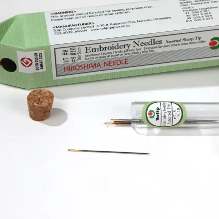 Tulip Hiroshima Embroidery Needles - Cross-Stitch Needles 7,8,9,10, (THN-024e)