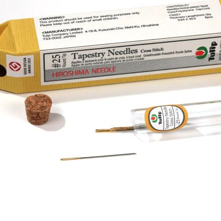 Tulip Hiroshima Tapestry - Cross-Stitch Needles 25, (THN-028e)