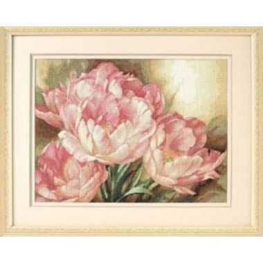 Counted Cross Stitch Kit Tulip Trio, Dimensions 35175