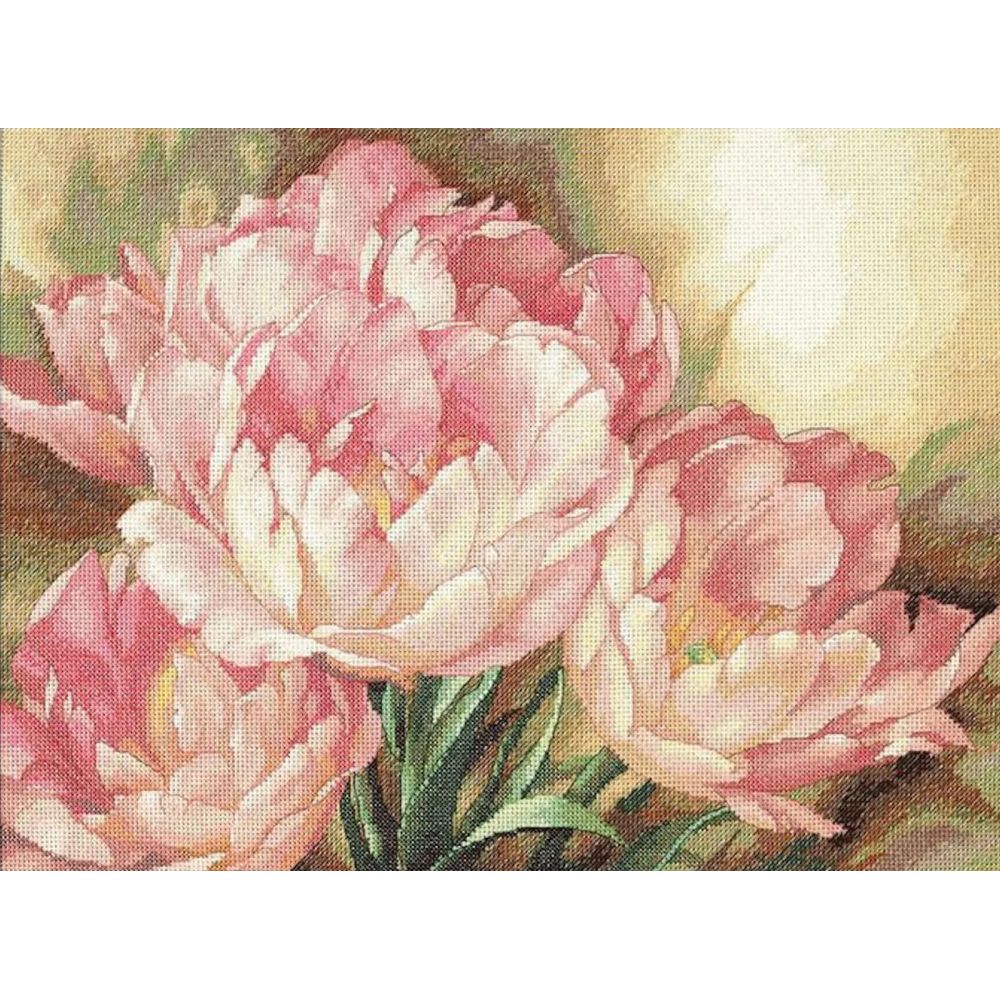 Counted Cross Stitch Kit Tulip Trio, Dimensions 35175