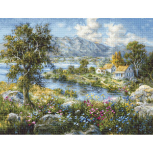 Cross Stitch Kit “Enchanted Cottage” Luca-S B615