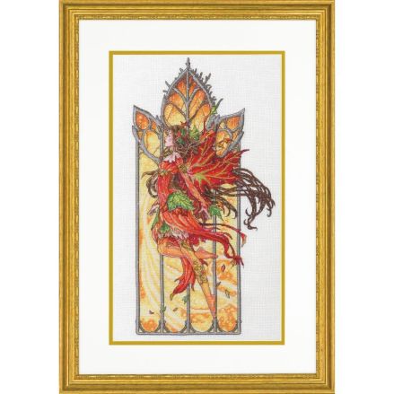 Dimensions Gold Collection Counted Cross Stitch Kit - Dancing Fall Fairy 18 Coun, 70-35429