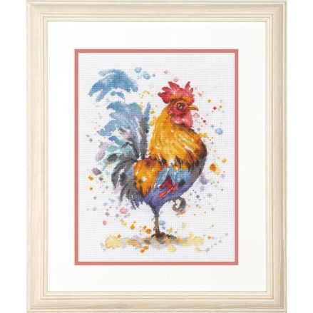 Dimensions Counted Cross Stitch Kit - Rooster 16 Count, 70-35432