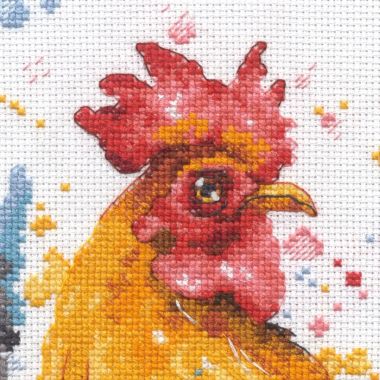 Dimensions Counted Cross Stitch Kit - Rooster 16 Count, 70-35432