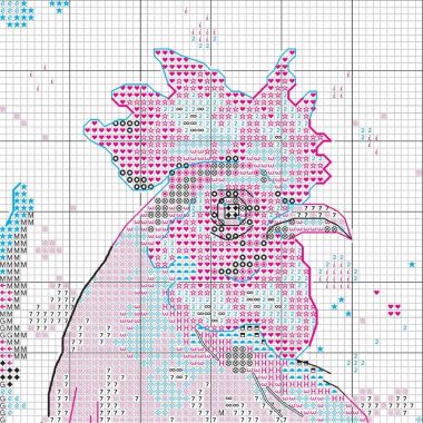 Dimensions Counted Cross Stitch Kit - Rooster 16 Count, 70-35432