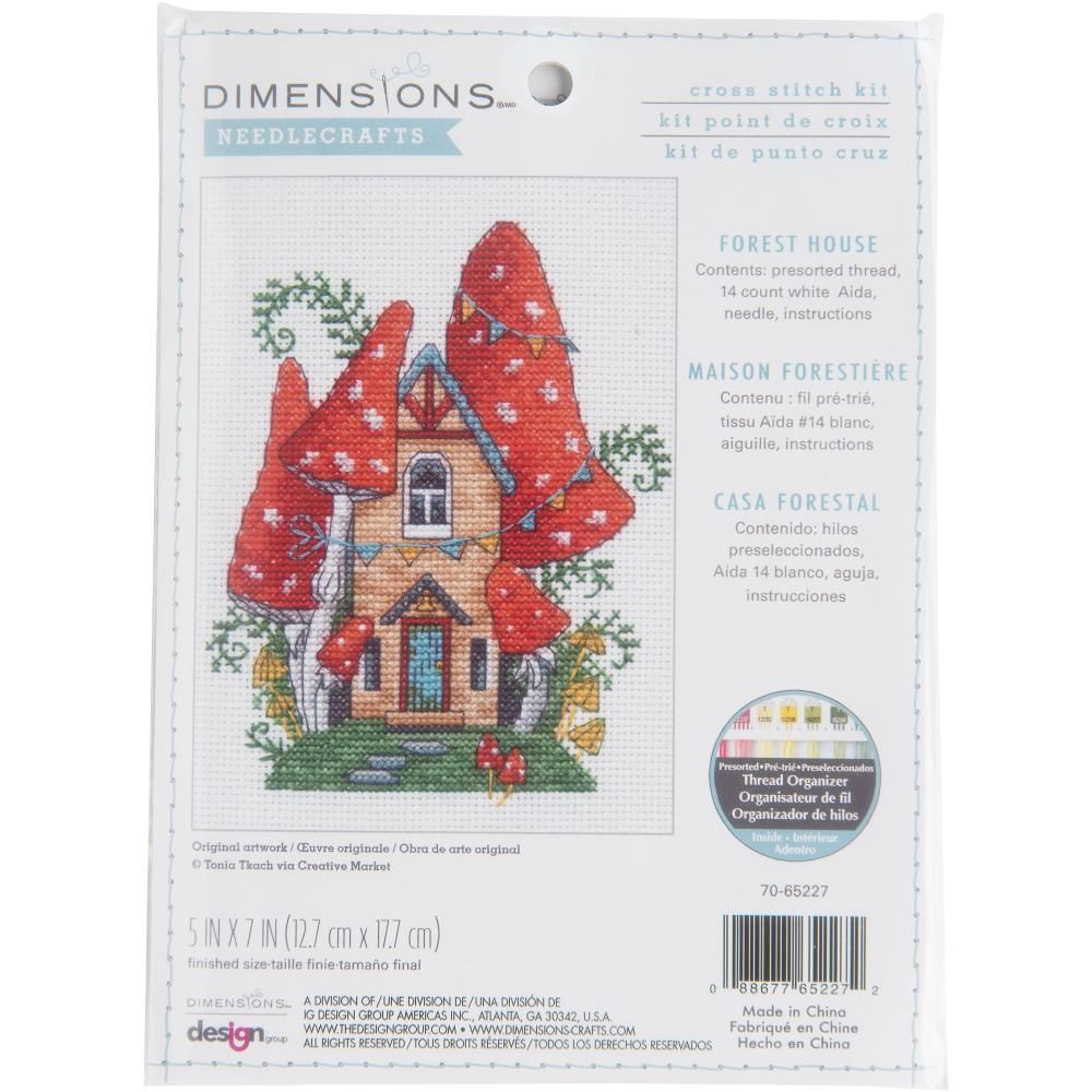 Dimensions Counted Cross Stitch Kit 70-65227 – Forest House