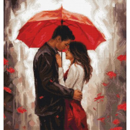 Cross Stitch Kit Luca-S - Under the Umbrella, BU5047
