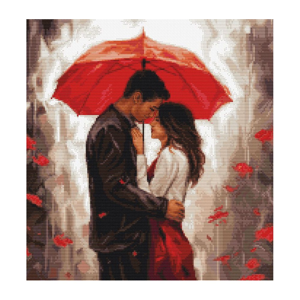 Cross Stitch Kit Luca-S - Under the Umbrella, BU5047