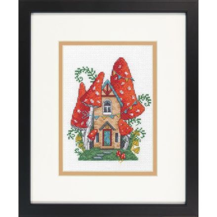 Dimensions Counted Cross Stitch Kit - Forest House 14 Count, 70-65227