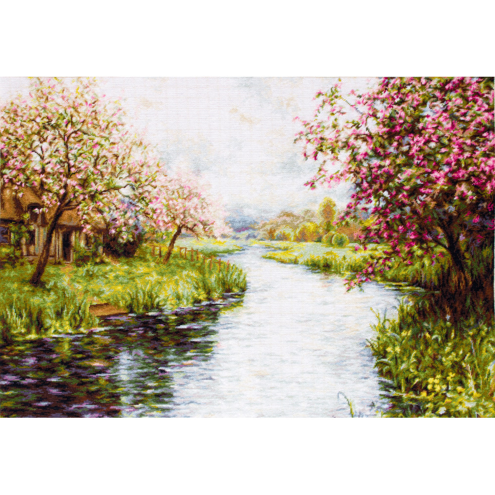 Cross Stitch Kit “Spring Landscape” Luca-S B545