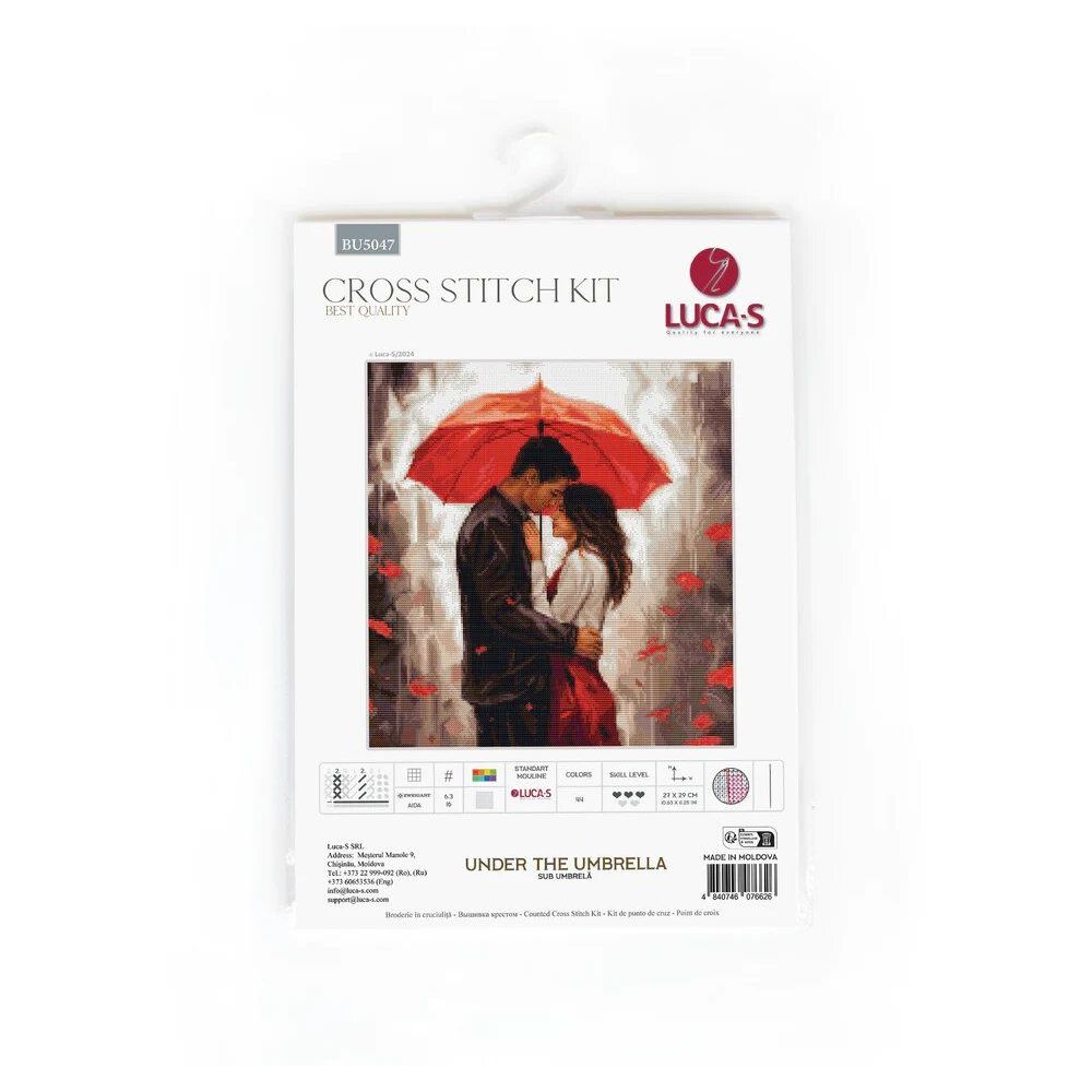 Cross Stitch Kit Luca-S - Under the Umbrella, BU5047
