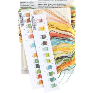Dimensions Gold Petite Counted Cross Stitch Kit 6"X6" -Sunflower Garden 18 (18 Count), 70-65228