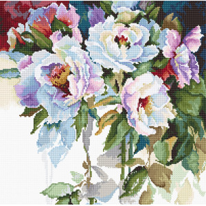 Cross Stitch Kit “White roses” Luca-S B2400