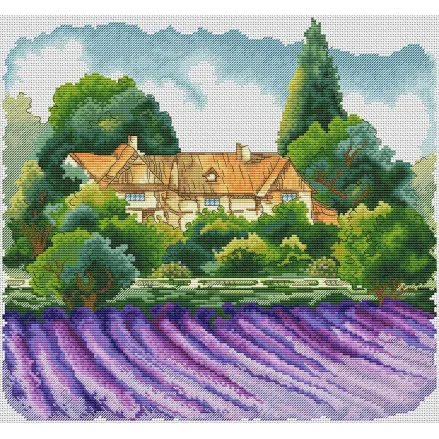 Cross Stitch Kit “Lavender Waves” Iris Design 05209