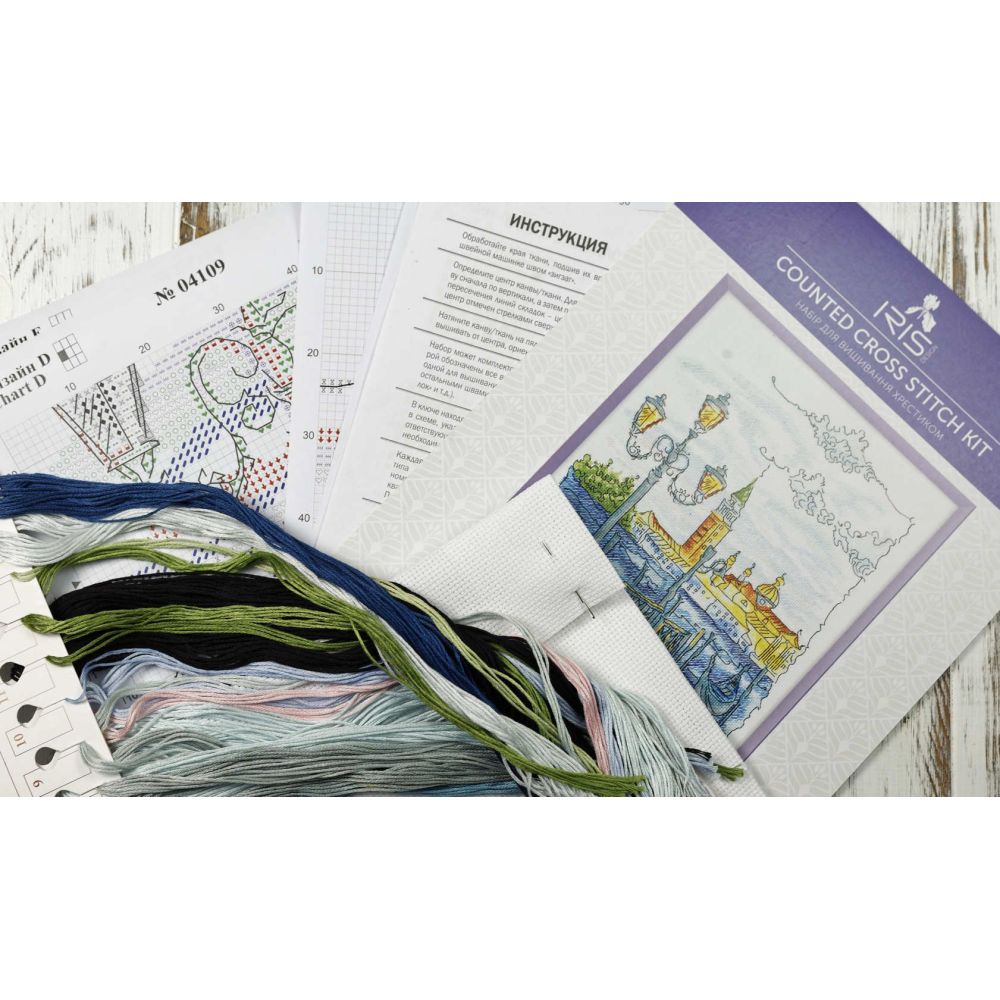 Cross Stitch Kit “Venice” Iris Design 04109