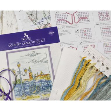 Cross Stitch Kit “Venice” Iris Design 04109