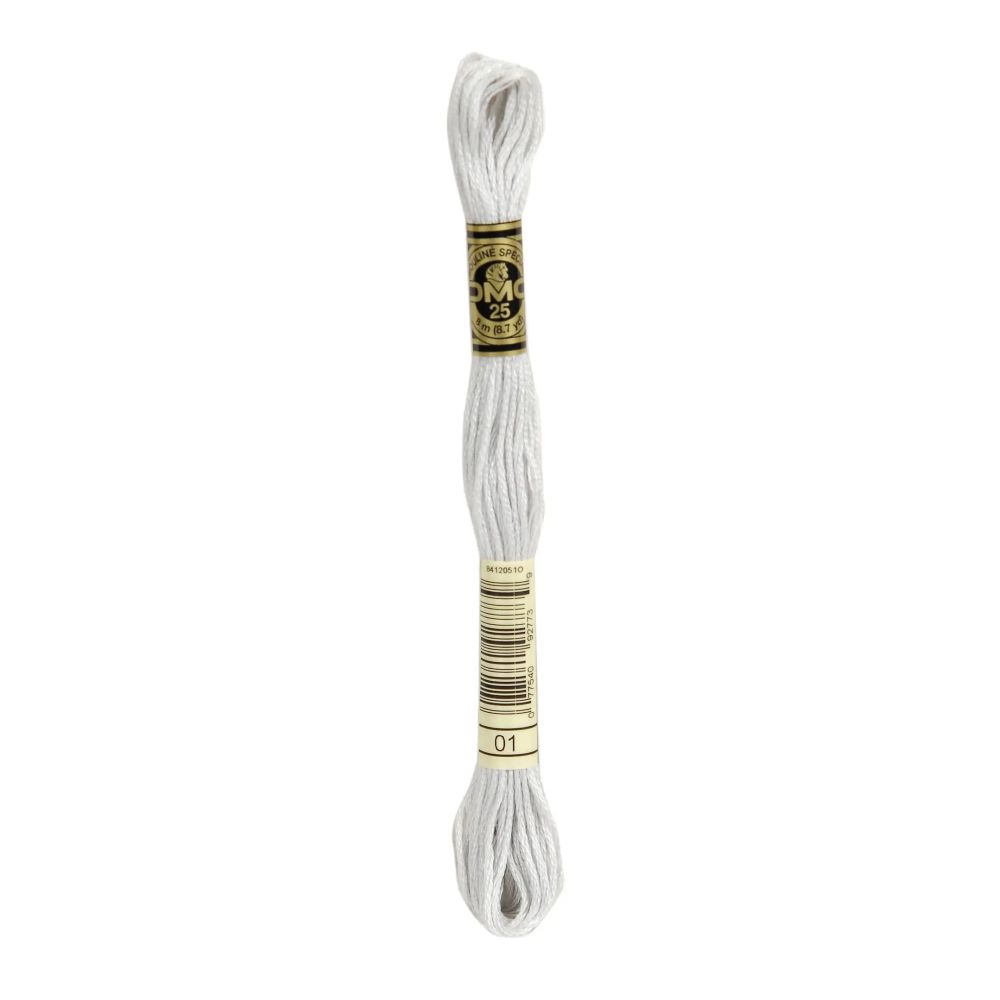 DMC 001 Six-Strand Floss – White Tin DMC 001 Six-Strand Floss – White Tin