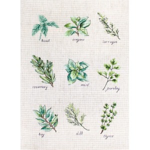 Cross Stitch Kit Spices and Herbs, Luca-S B2346