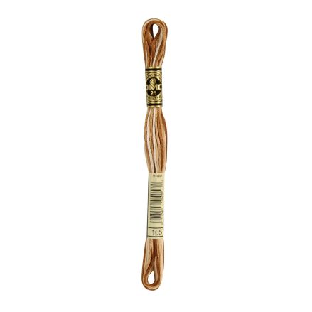 DMC 105 Six-Strand Floss – Variegated Brown