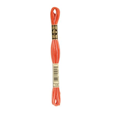 DMC 106 Six-Strand Floss – Variegated Coral