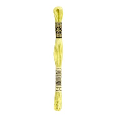 DMC 011 Six-Strand Floss – Light Tender Green