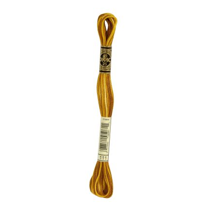DMC 111 Six-Strand Floss – Variegated Mustard
