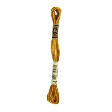 DMC 111 Six-Strand Floss – Variegated Mustard