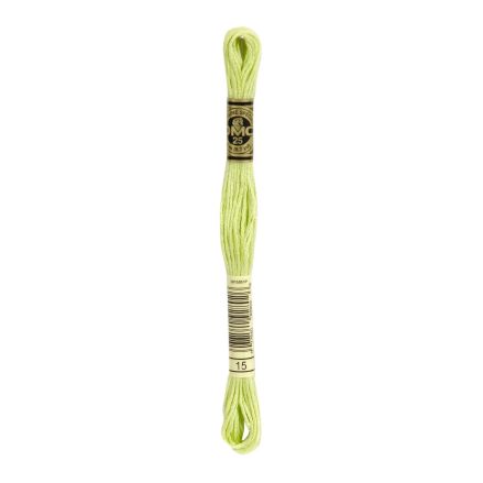 DMC 015 Six-Strand Floss – Apple Green