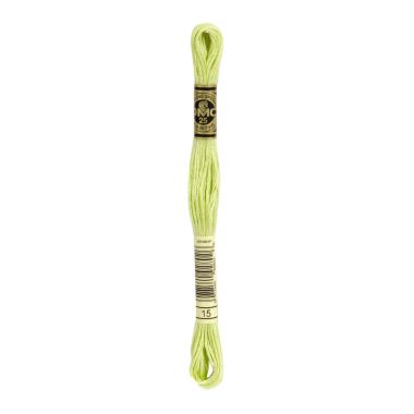 DMC 015 Six-Strand Floss – Apple Green