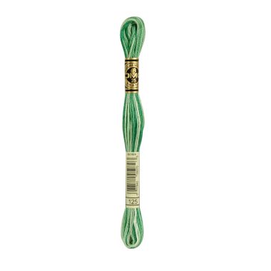 DMC 125 Six-Strand Floss – Variegated Seafoam Green