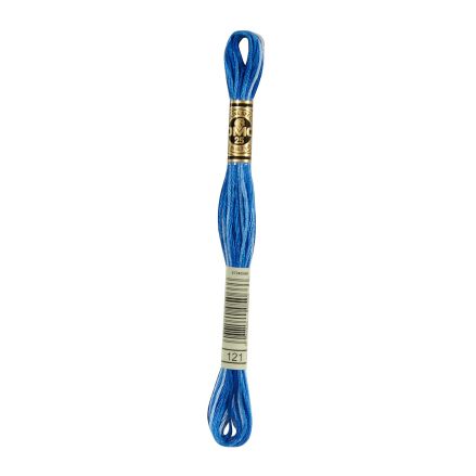 DMC 121 Six-Strand Floss – Variegated Delft Blue