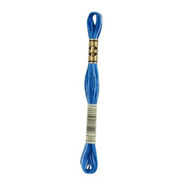 DMC 121 Six-Strand Floss – Variegated Delft Blue