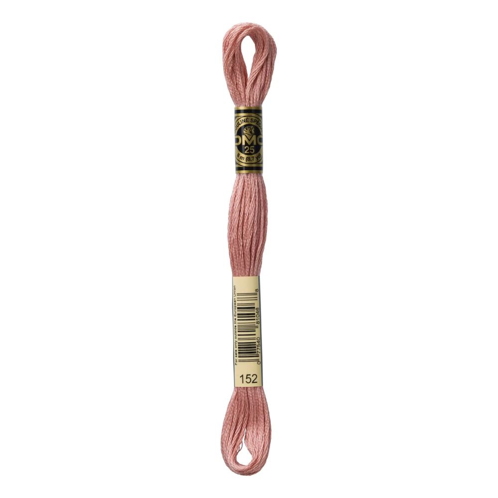 DMC 152 Six-Strand Floss – Medium Light Shell Pink DMC 152 Six-Strand Floss – Medium Light Shell Pink