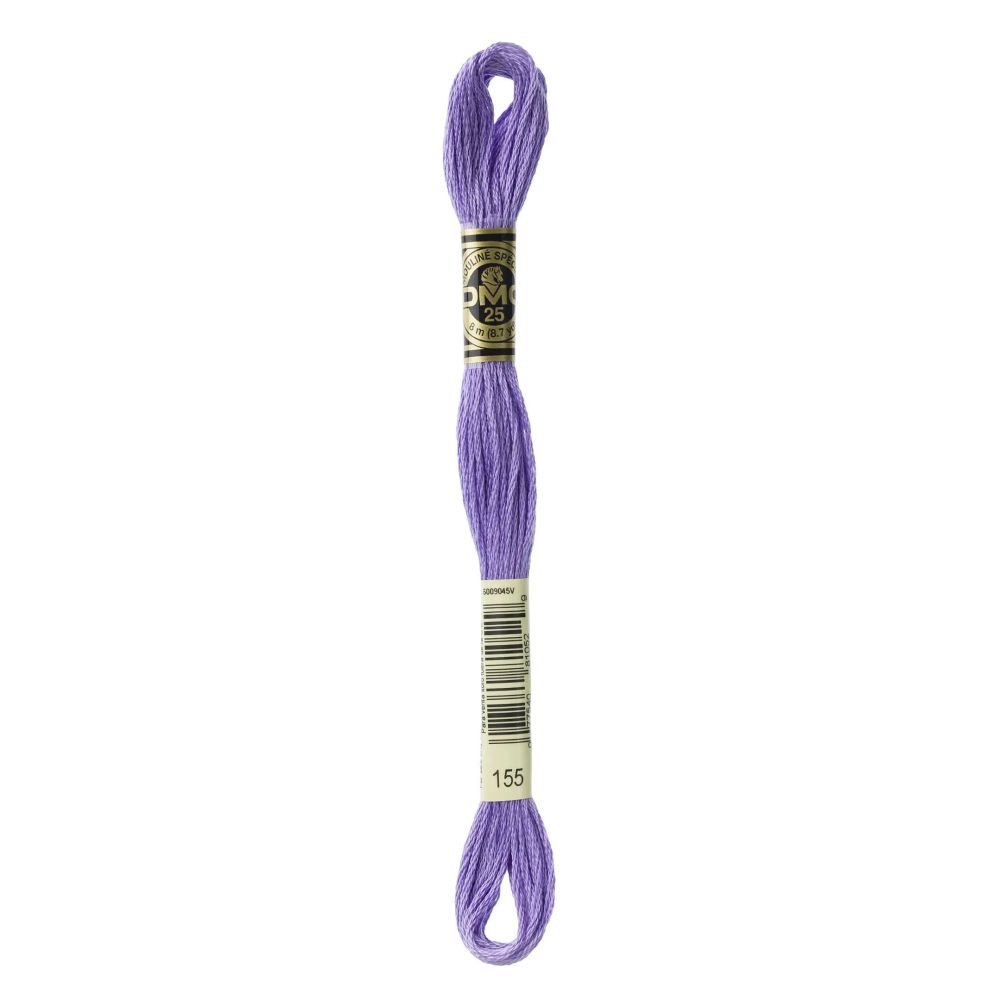 DMC 155 Six-Strand Floss – Medium Dark Blue Violet DMC 155 Six-Strand Floss – Medium Dark Blue Violet
