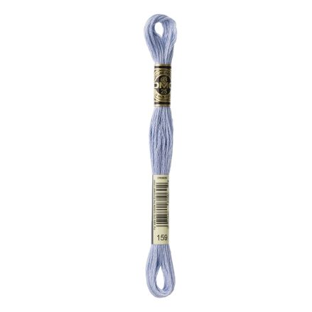 DMC 159 Six-Strand Floss – Light Grey Blue