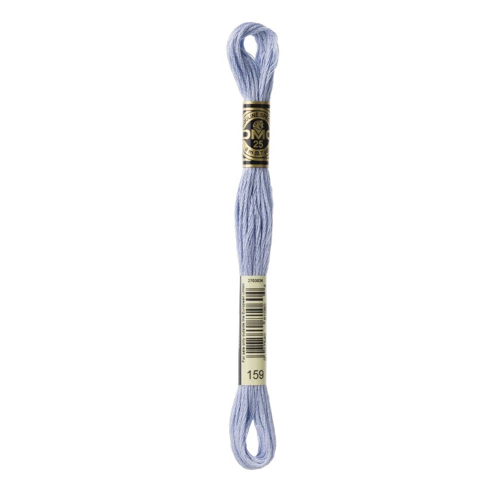DMC 159 Six-Strand Floss – Light Grey Blue DMC 159 Six-Strand Floss – Light Grey Blue
