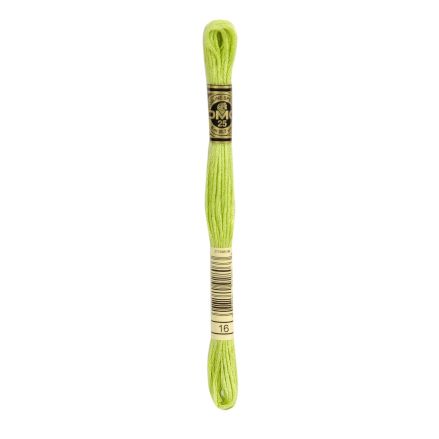 DMC 016 Six-Strand Floss – Light Chartreuse