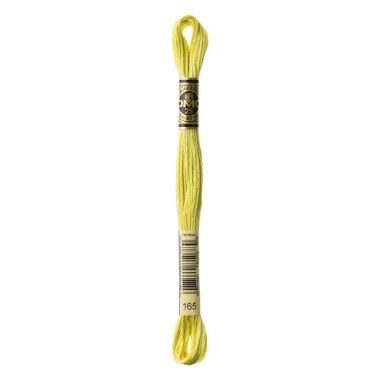 DMC 165 Six-Strand Floss – Very Light Moss Green