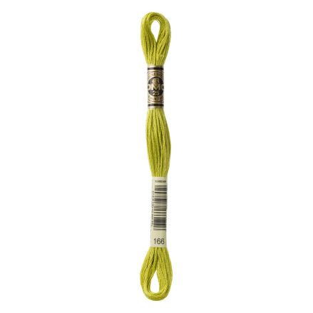 DMC 166 Six-Strand Floss – Medium Light Moss Green
