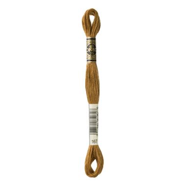 DMC 167 Six-Strand Floss – Very Dark Yellow Beige