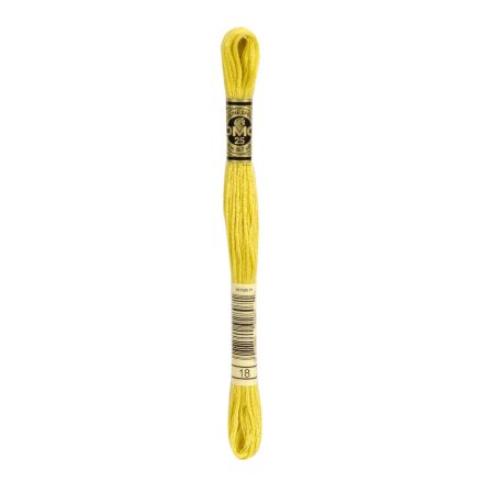 DMC 018 Six-Strand Floss – Yellow Plum