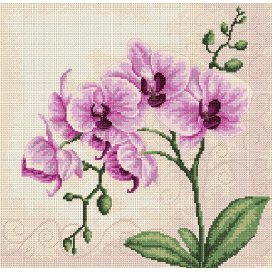 Cross Stitch Kit Orchid, Luca-S B2227