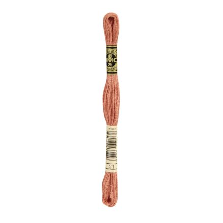 DMC 021 Six-Strand Floss – Light Alizarin