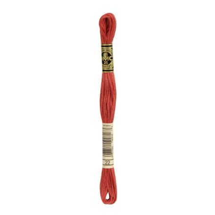 DMC 022 Six-Strand Floss – Alizarin