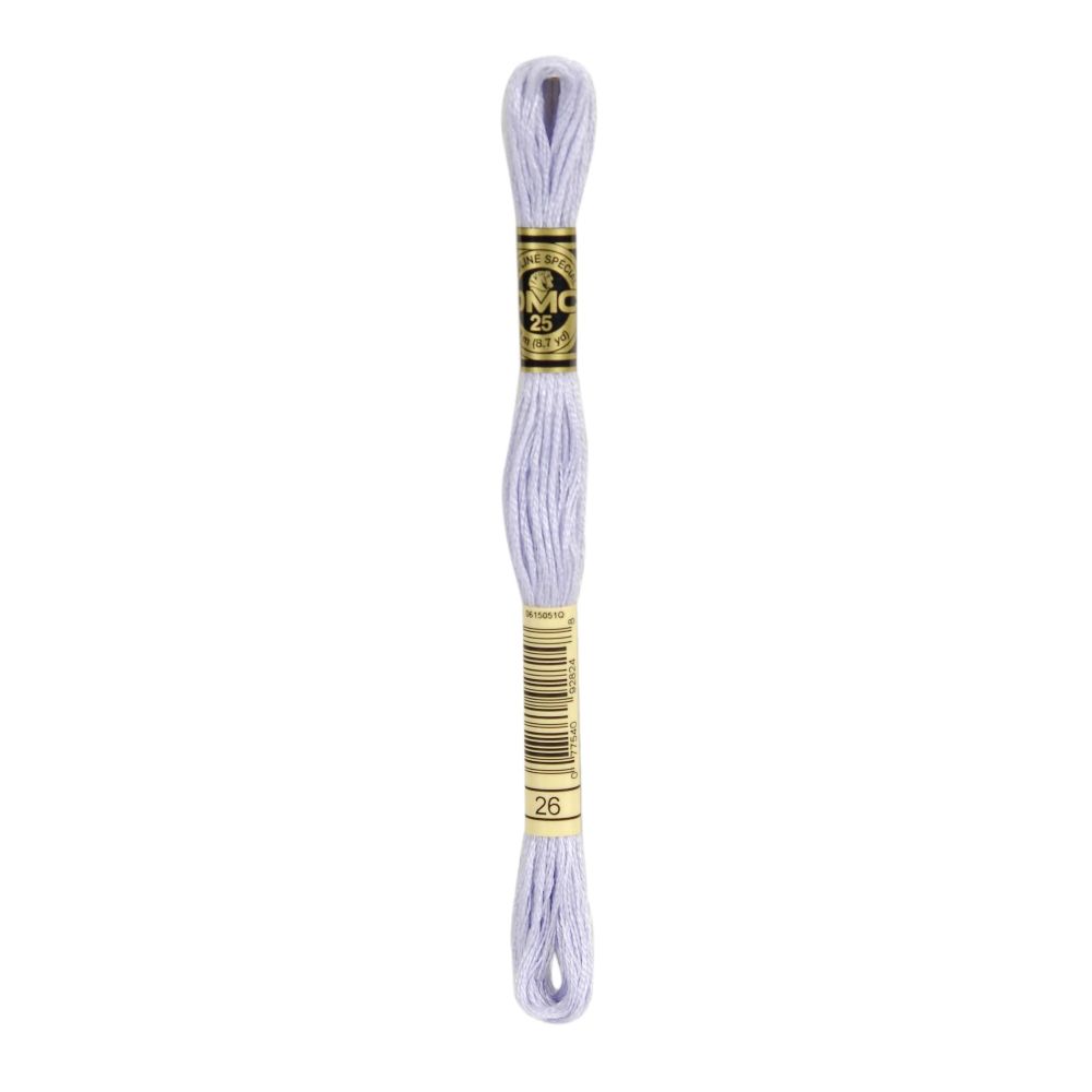 DMC 026 Six-Strand Floss – Pale Lavender DMC 026 Six-Strand Floss – Pale Lavender