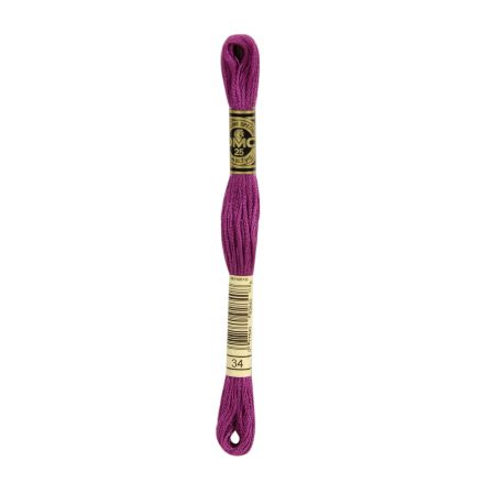DMC 034 Six-Strand Floss – Dark Fuchsia