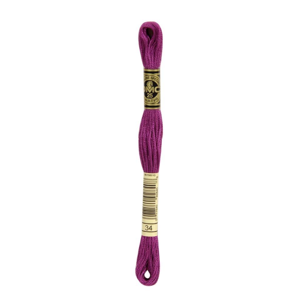 DMC 034 Six-Strand Floss – Dark Fuchsia DMC 034 Six-Strand Floss – Dark Fuchsia